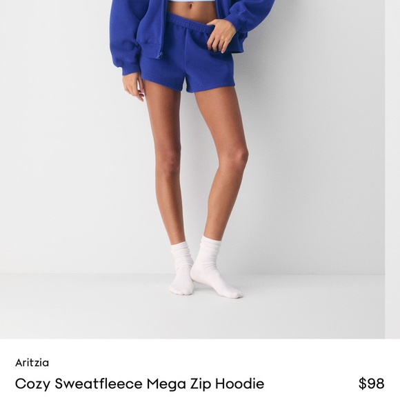Aritzia Kids Deep Blue Hoodie Jacket - Picture 6 of 6